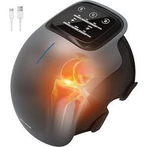 Knee Massager With Heat, Cordless Heated Knee Massage For Pain Relief With 3